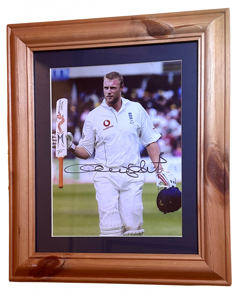 Freddie Flintoff Signed Photo