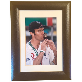 Michael Vaughan Kisses Ashes Photo