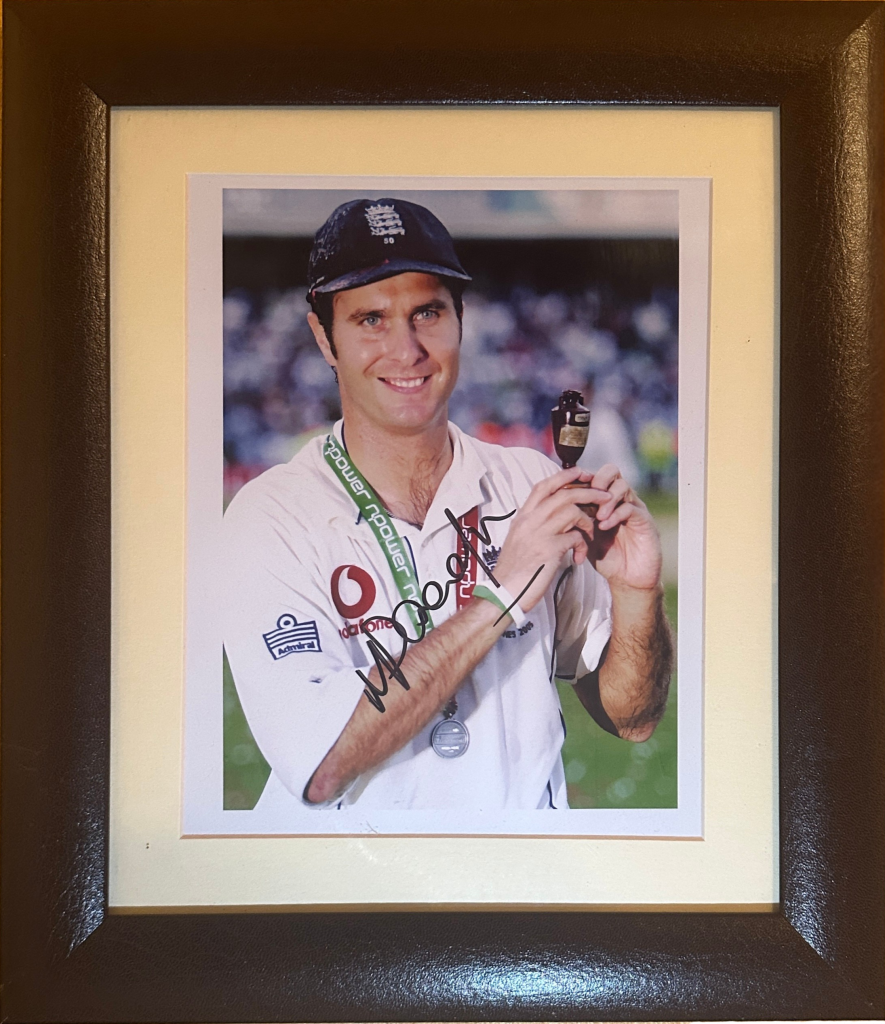 Michael Vaughan Signed Photo