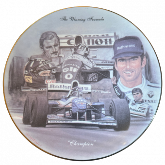 The Winning Formula Collectors Plate