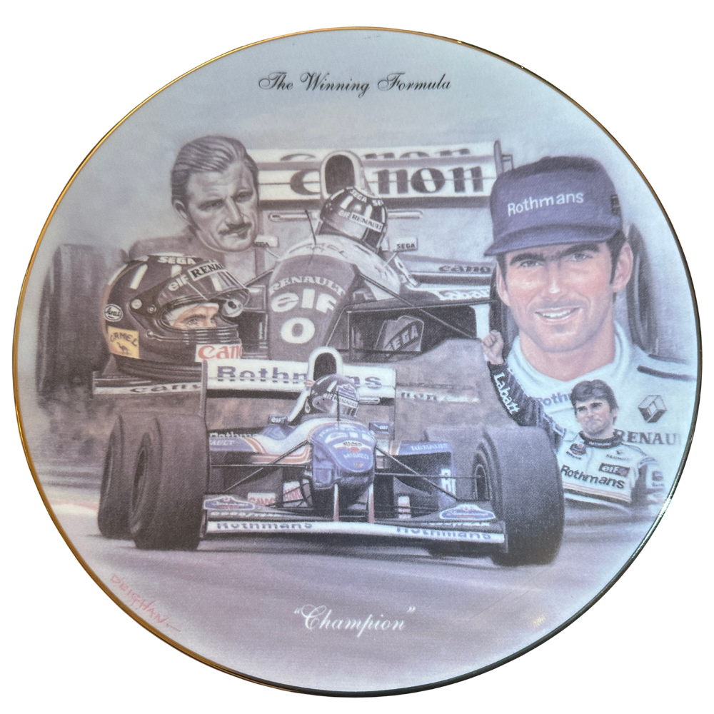 The Winning Formula Collectors Plate